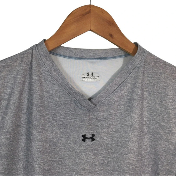WS10 Under Armour Performance V Neck Shirt Top L - Picture 3 of 4